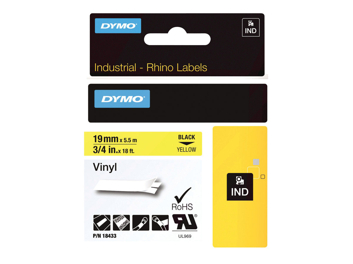 DYMO Vinyl Roll (1.9 cm x 5.5 m) 1rulle(r) 18433