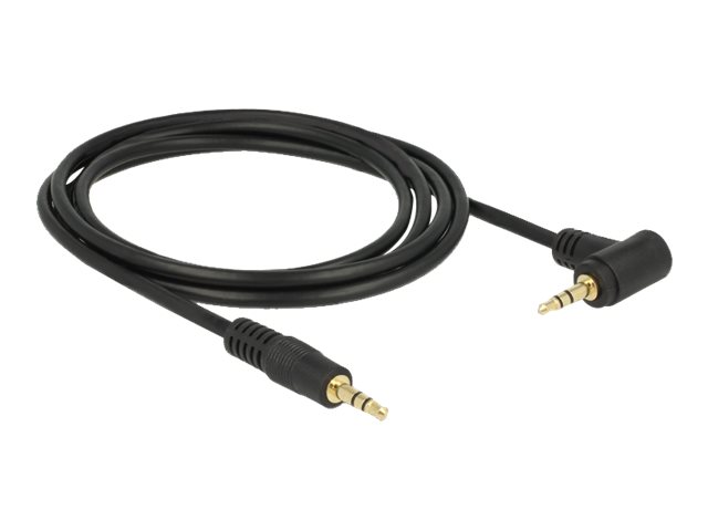 Delock Audiokabel 2m Sort