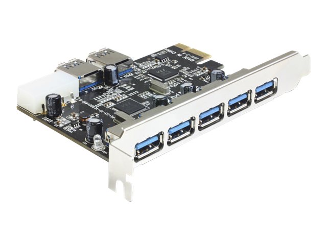DeLock PCI Express Card > 5 x external 2 x internal USB 3.0 USB-adapter PCI Express 2.0 x1 5Gbps