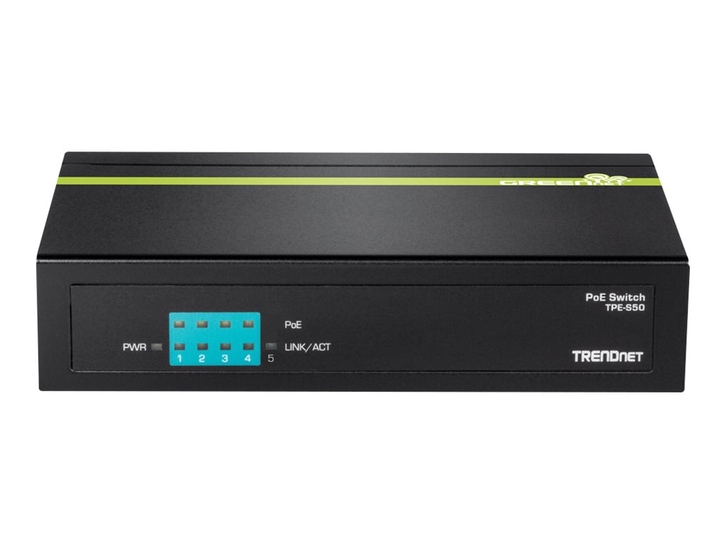 TRENDnet TPE S50 Switch 5-porte 10/100 PoE