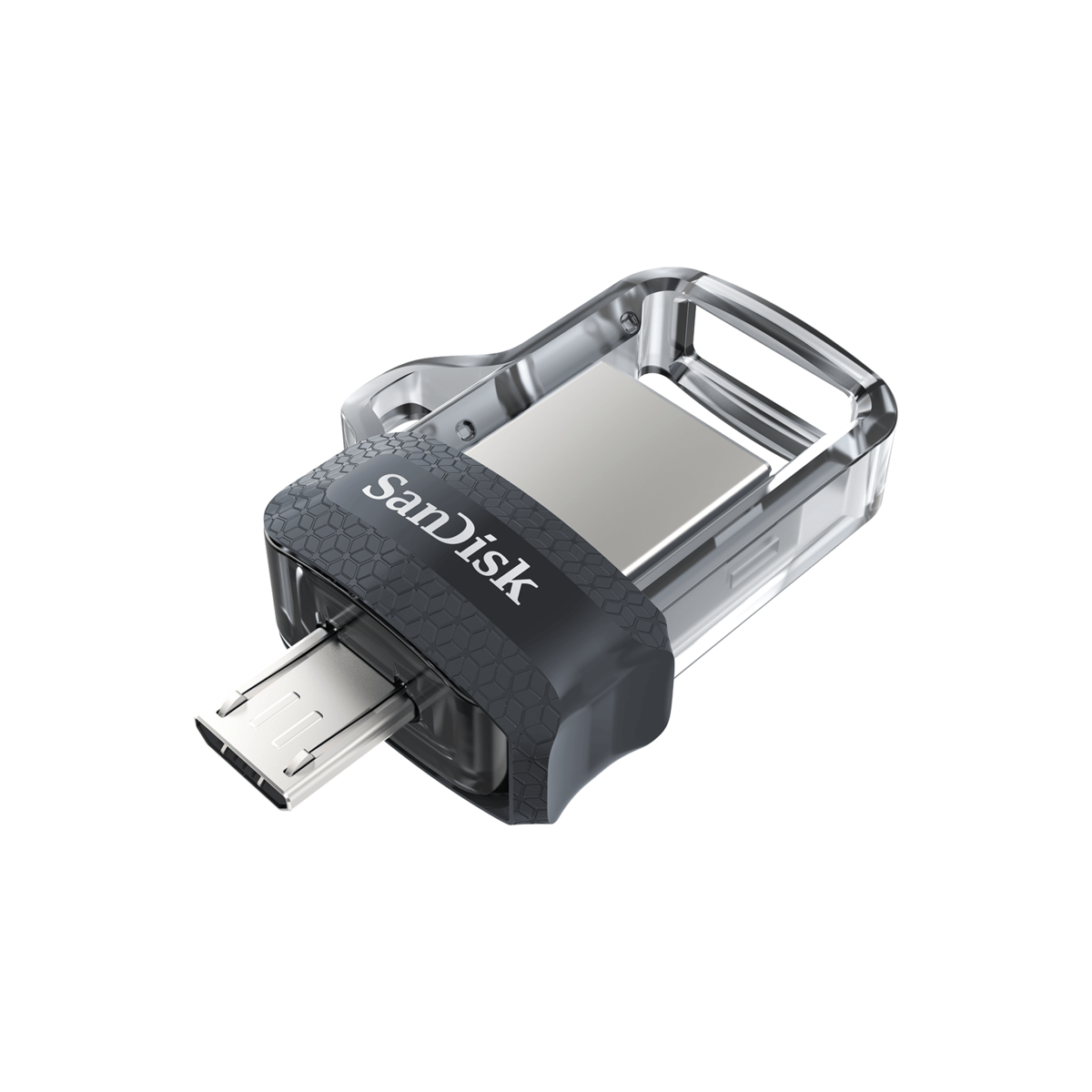 SanDisk Ultra Dual 128GB USB 3.0 / micro USB USB stick Sort Sølv