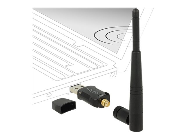 DeLock Netværksadapter USB 2.0 433Mbps Trådløs
