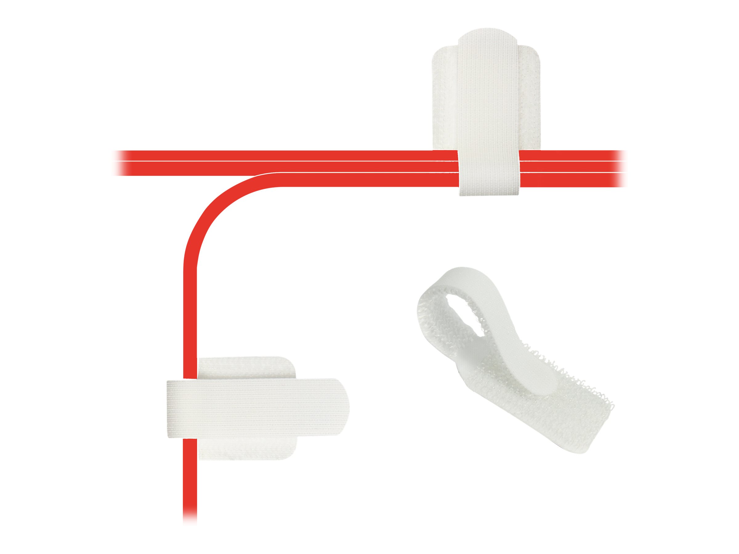 LTC WALL STRAPS 9cm Hvid