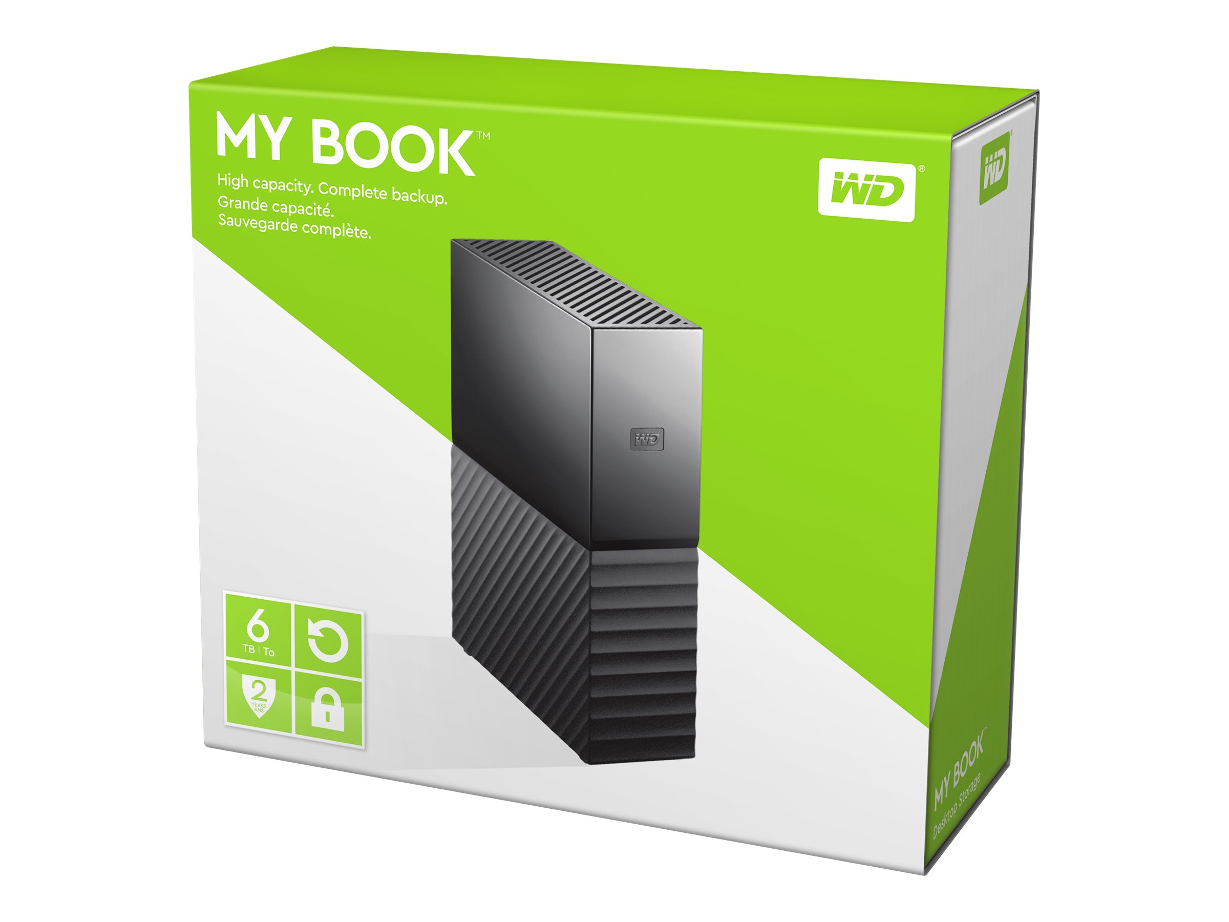WD My Book Harddisk WDBBGB0060HBK 6TB USB 3.0