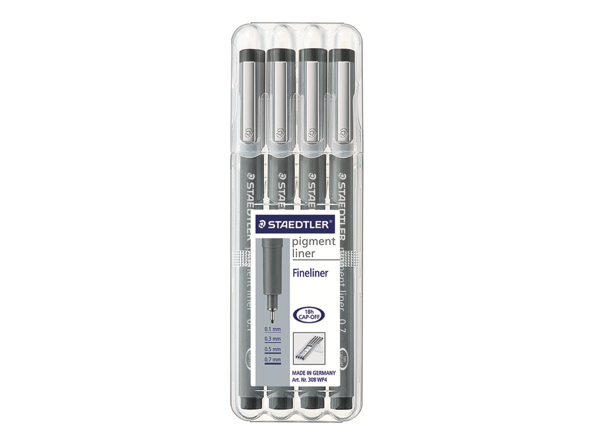 STAEDTLER pigment liner 308 Fineliner Sort