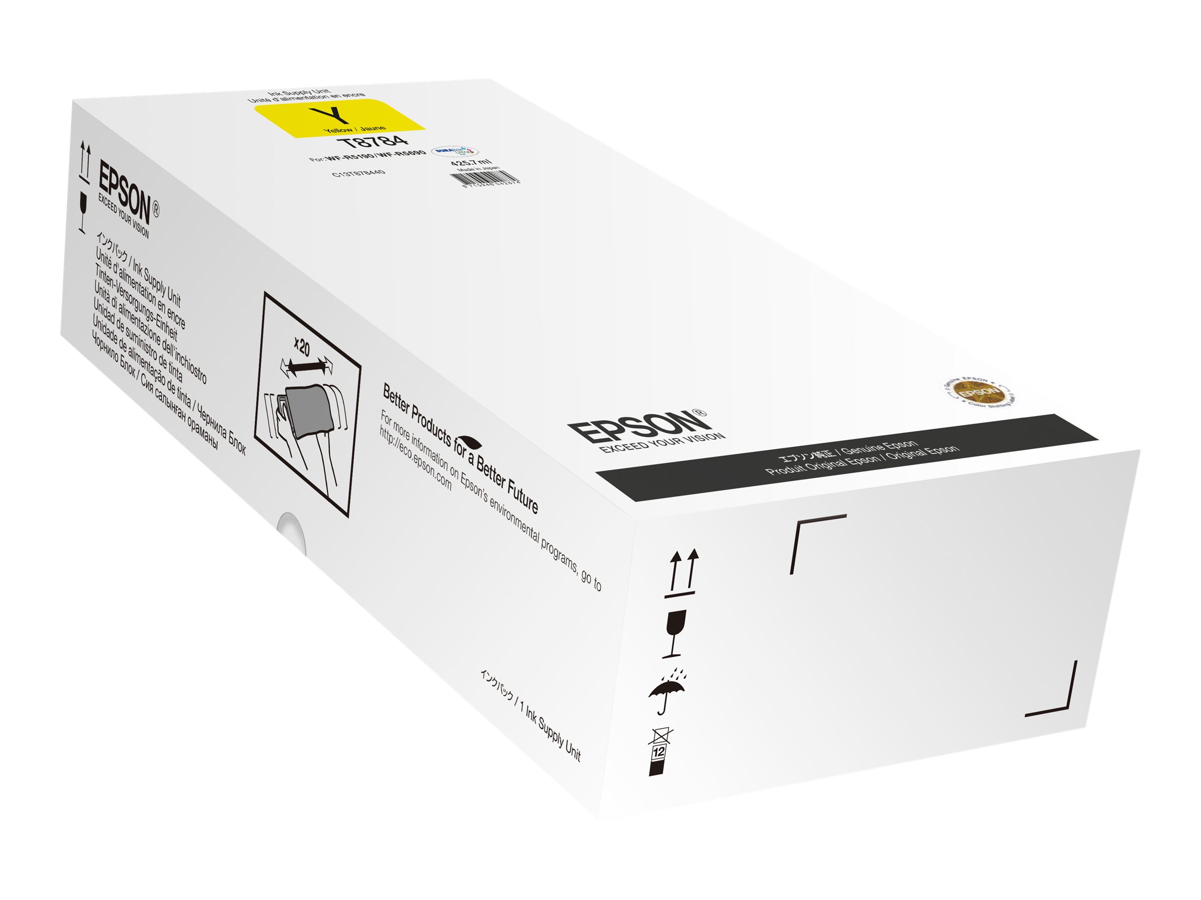 Epson T87844 Gul 50000 sider Blækrefill C13T878440