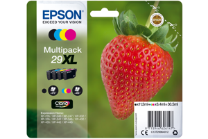 Epson 29XL Multipack Sort Gul Cyan Magenta Blæk C13T29964012