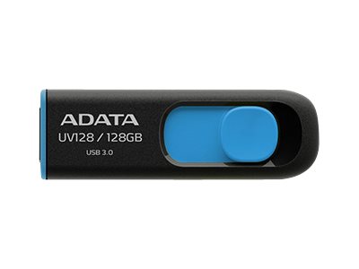 ADATA DashDrive UV128 128GB USB key USB Type-A 3.2 Gen 1 (3.1 Gen 1) Black, Blue
