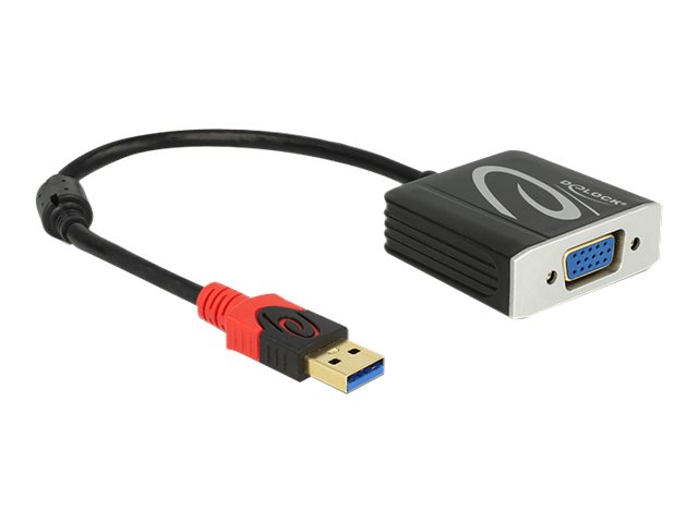 DeLOCK USB 3.0 Type-A male > VGA female Ekstern videoadapter
