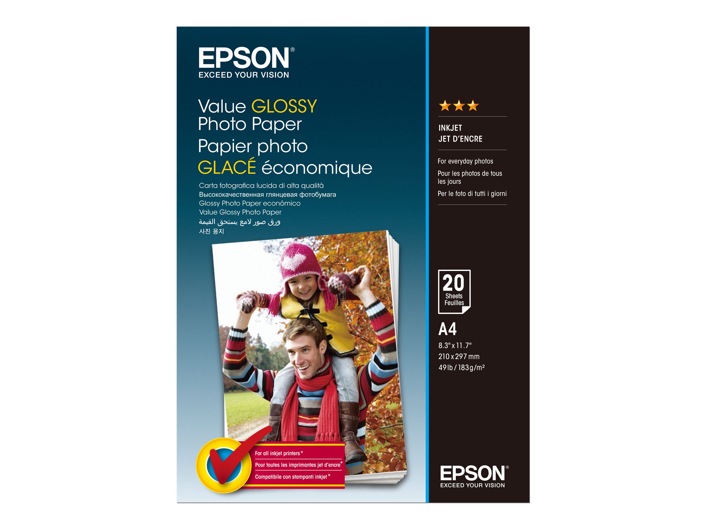 Epson Value Fotopapir A4 (210 x 297 mm) 20ark