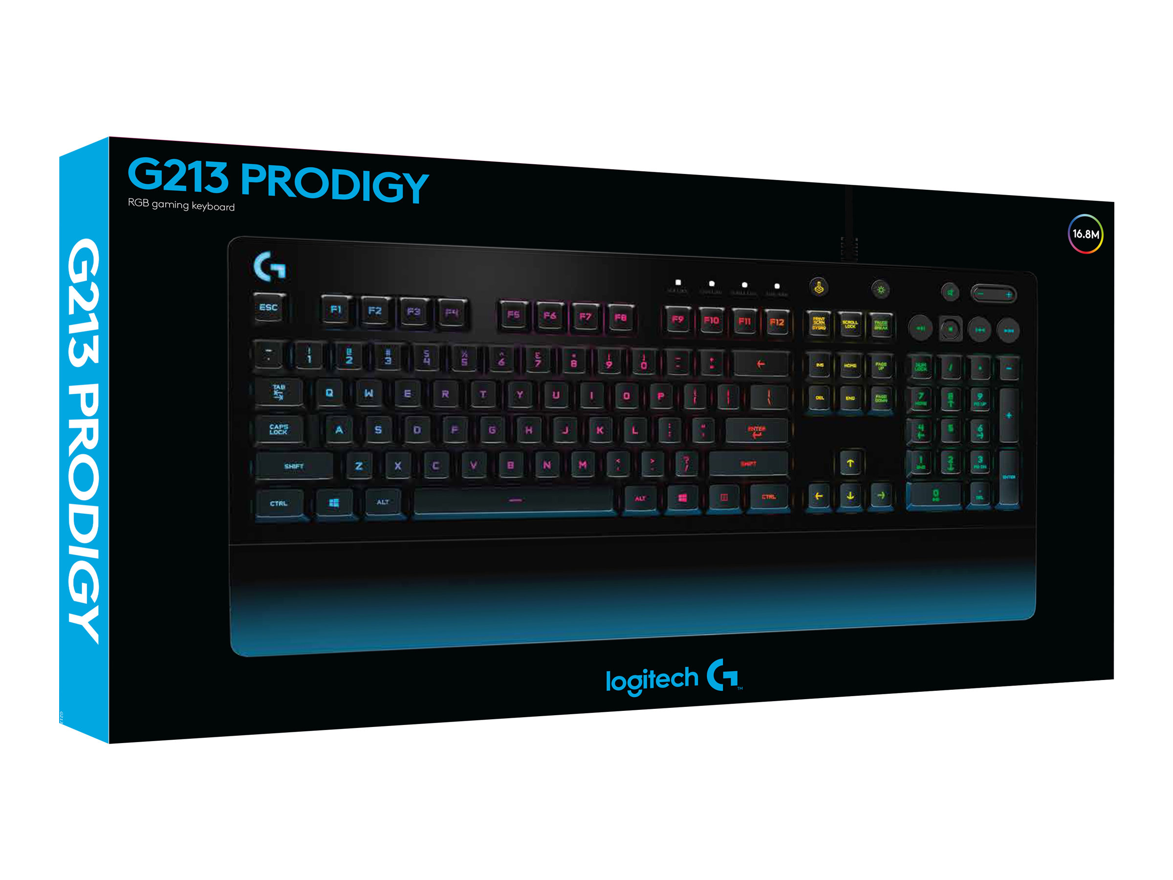 Logitech Prodigy G213 Tastatur 16,8 millioner farver Kablet US International