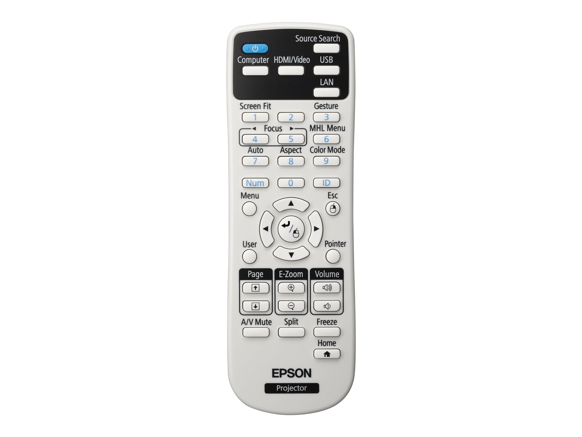 Epson EB-1780W LCD-projektor WXGA VGA HDMI Composite video MHL