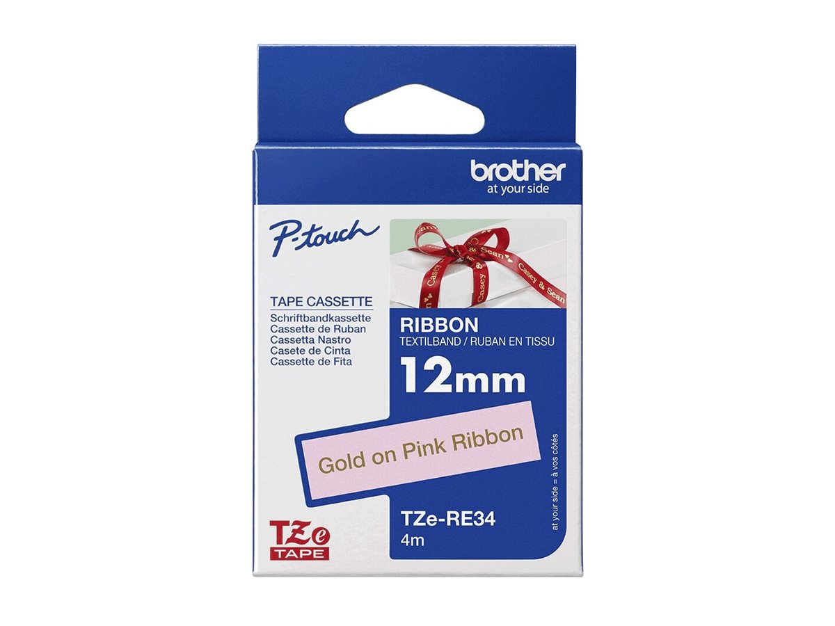 Brother TZe RE34 Båndtape (1,2 cm x 4 m) 1kassette(r)