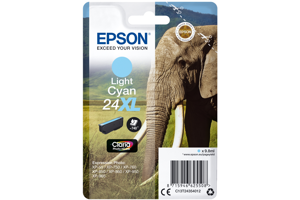 Epson 24XL Cyan 740 sider Blæk C13T24354012