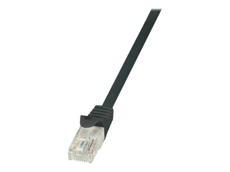 LogiLink EconLine CAT 6 Ikke afskærmet parsnoet (UTP) 50cm Patchkabel Sort