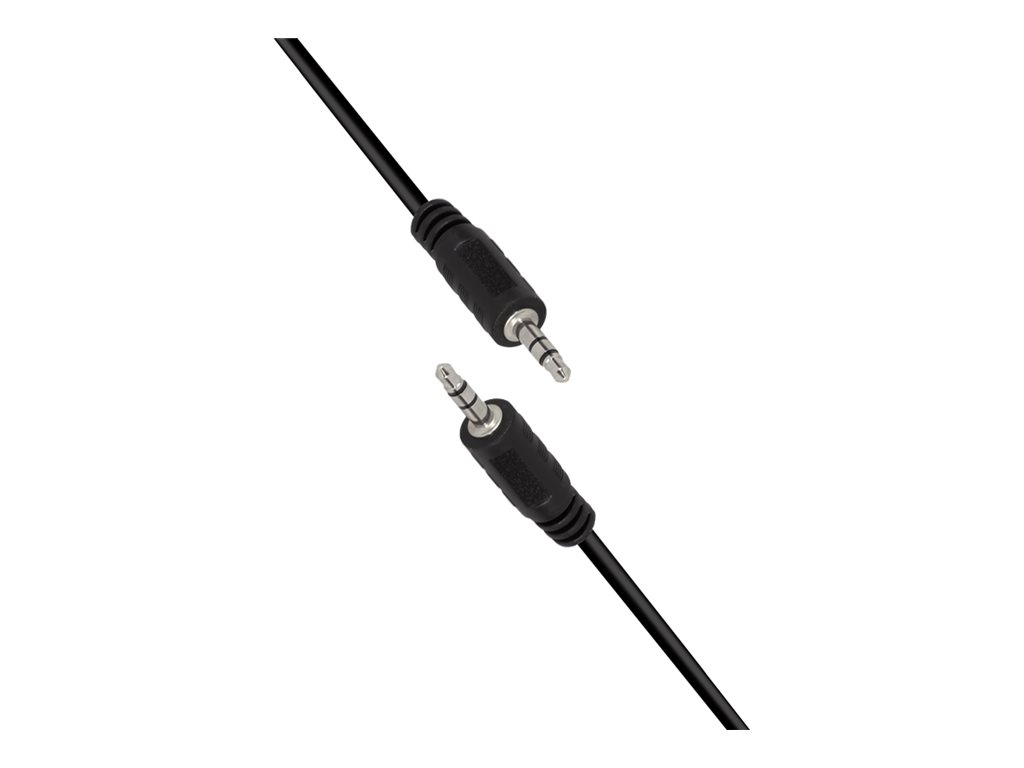 LogiLink Audiokabel 1m Sort