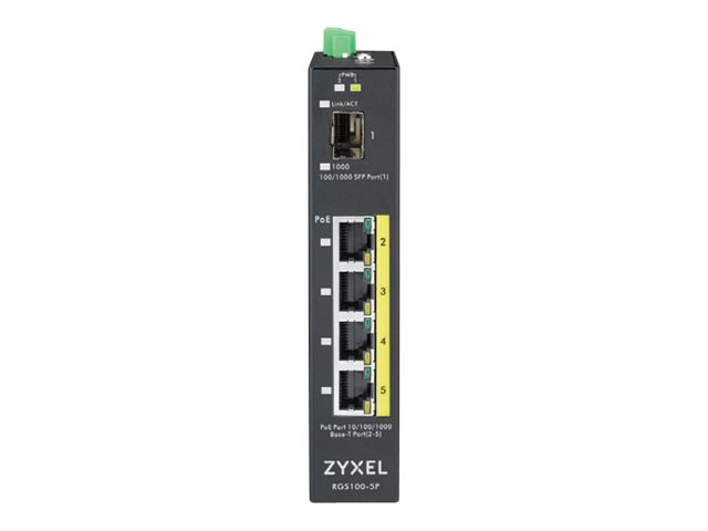 Zyxel RGS100-5P Switch 5-porte Gigabit PoE+
