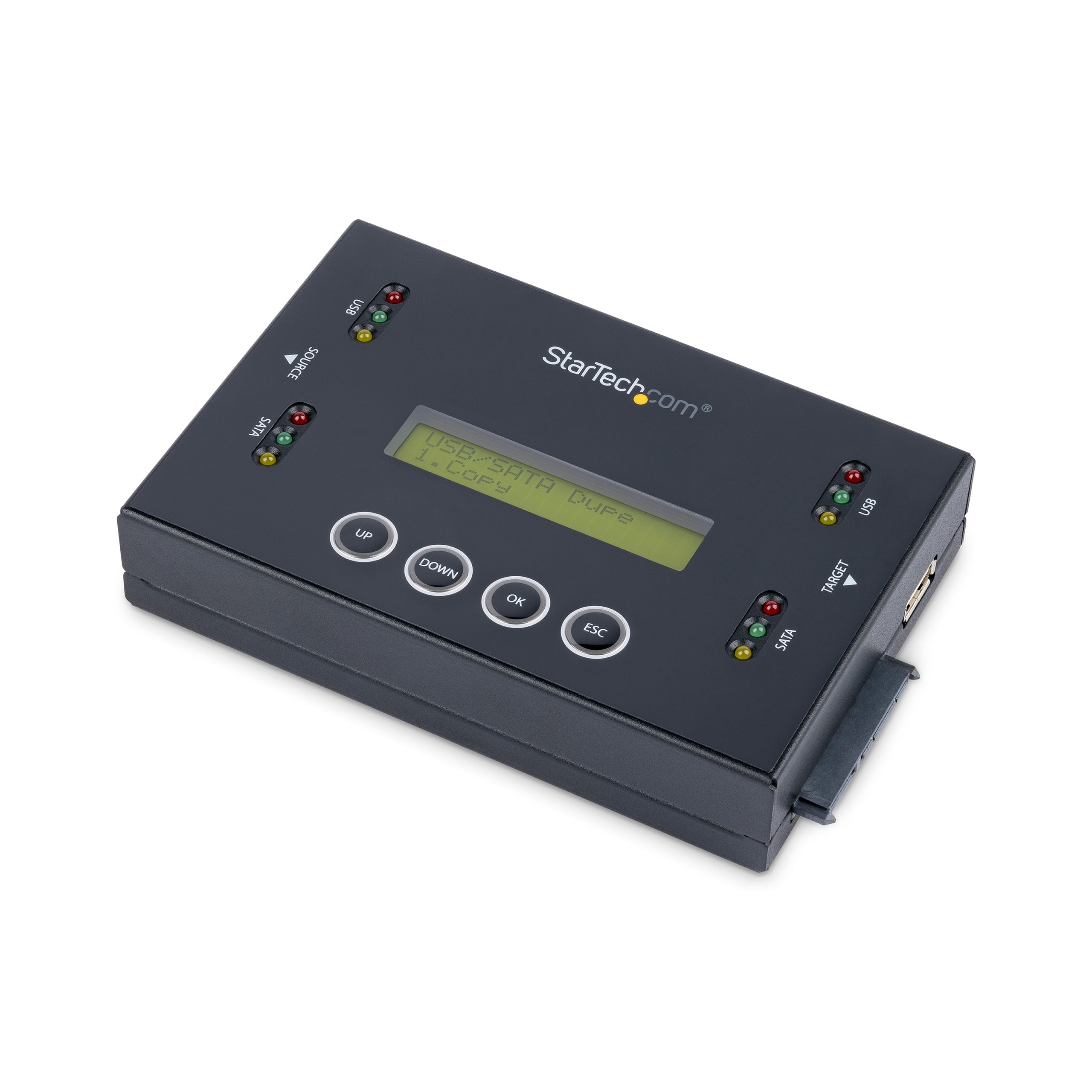 StarTech.com Drive Duplicator & Eraser for USB Flash Drives & 2.5 / 3.5 SATA SSDs/HDDs- 1 1 duplication plus cross-interface - Standalone (SU2DUPERA11)