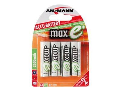 ANSMANN AA type Batteries for general use (rechargeable) 2500mAh