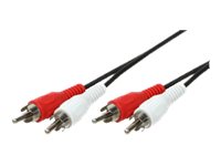 LogiLink Audiokabel 2.5m Sort