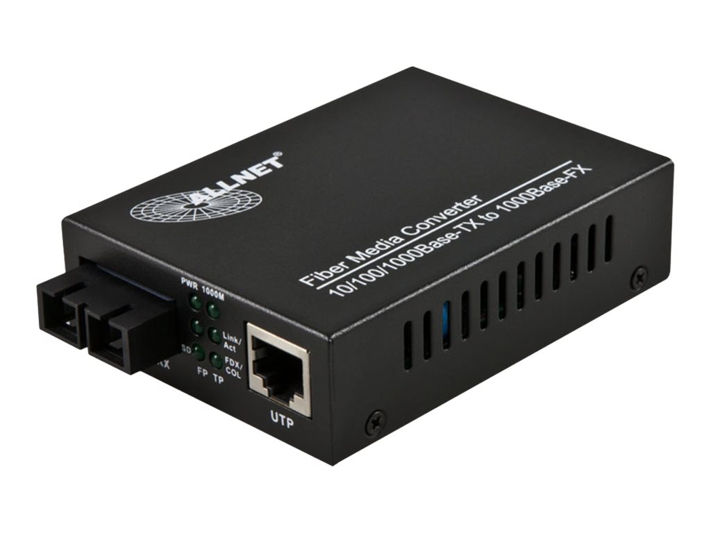 ALLNET ALL-MC103G-SC-MM Media converter Ethernet Fast Ethernet Gigabit Ethernet