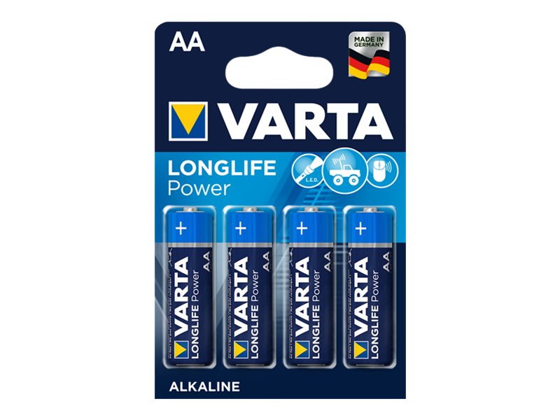 Varta Longlife Power AA / LR06 Standardbatterier 8