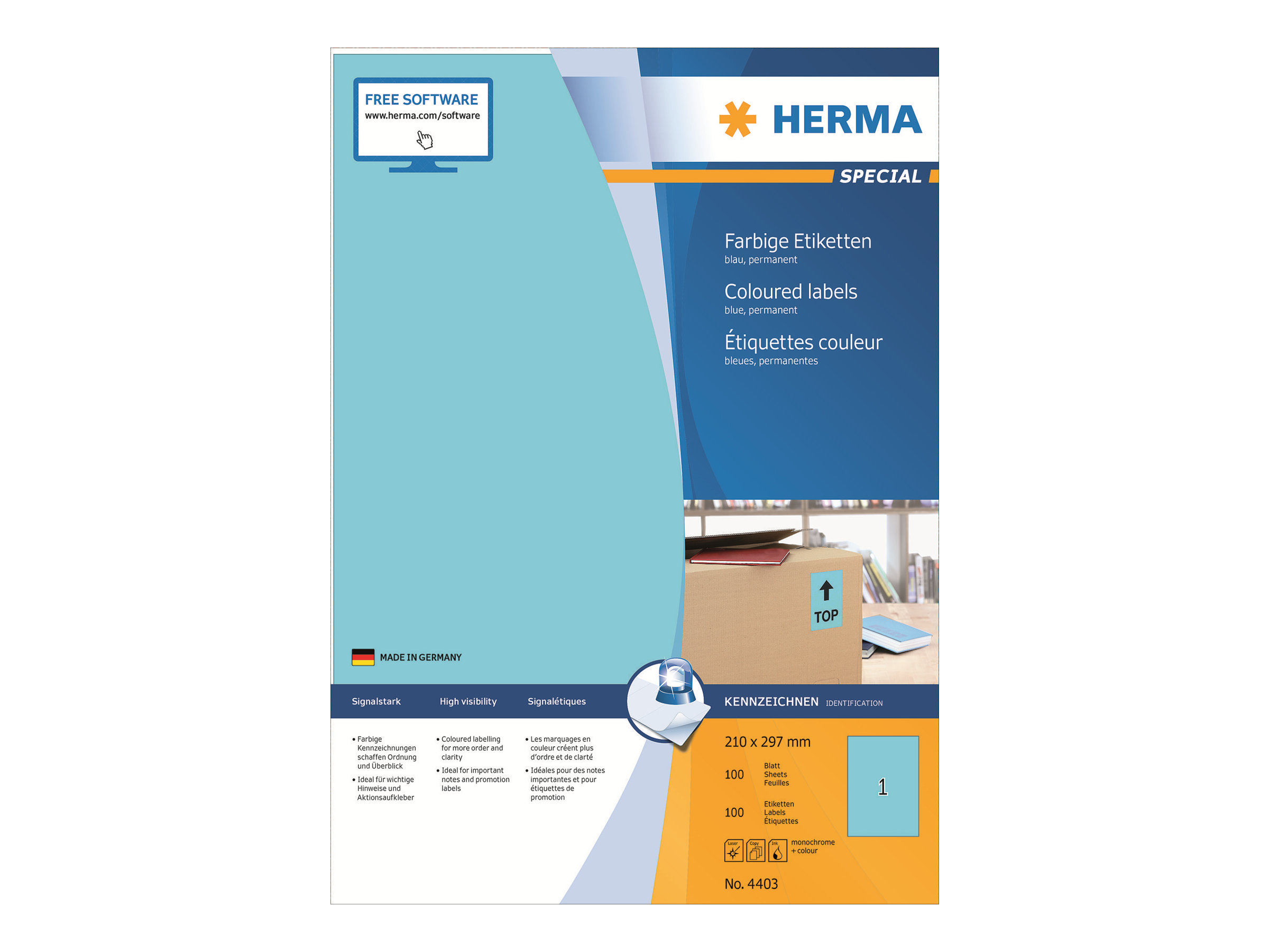 HERMA Special Etiketter A4 (210 x 297 mm) 100etikette(r)