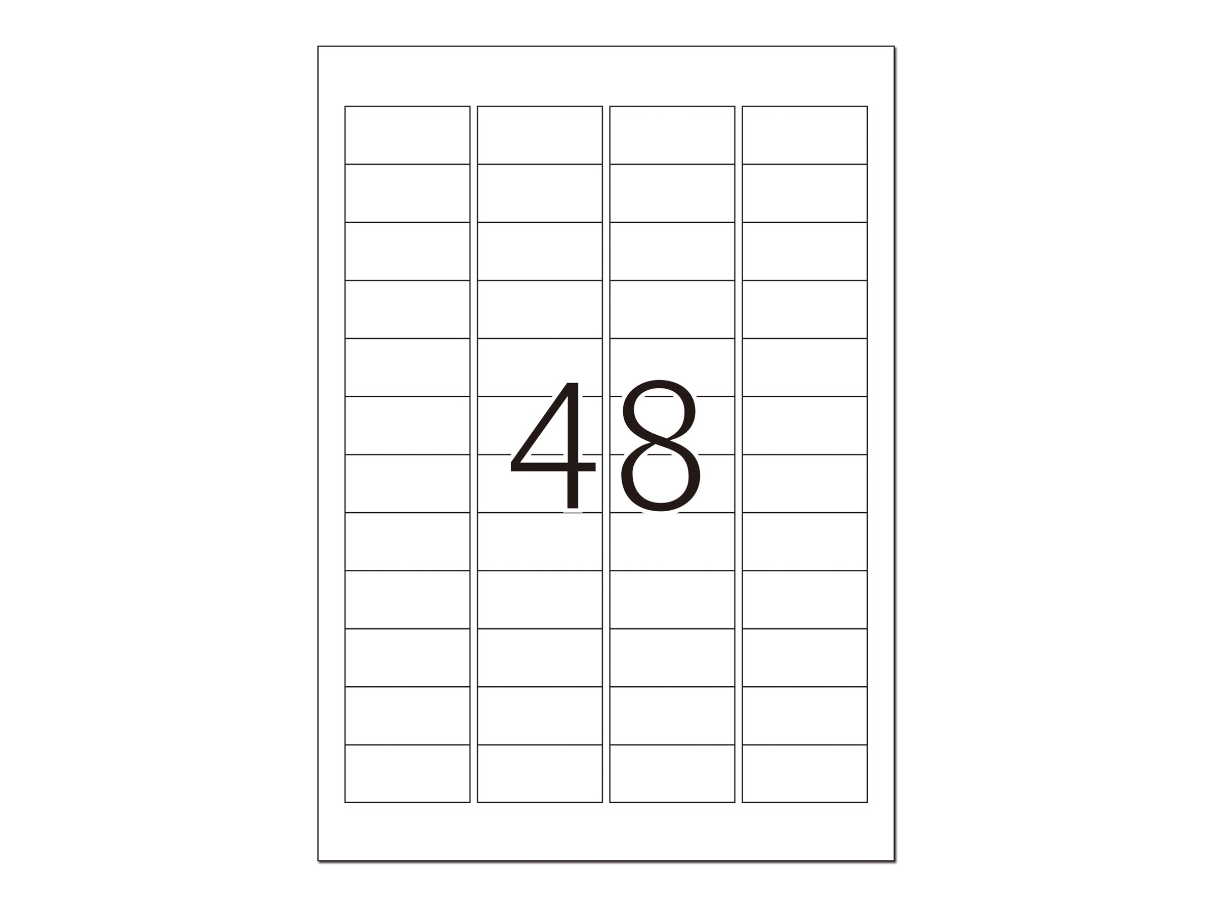 HERMA Filmmærkater 21.2 x 45.7 mm 1200etikette(r) 8016