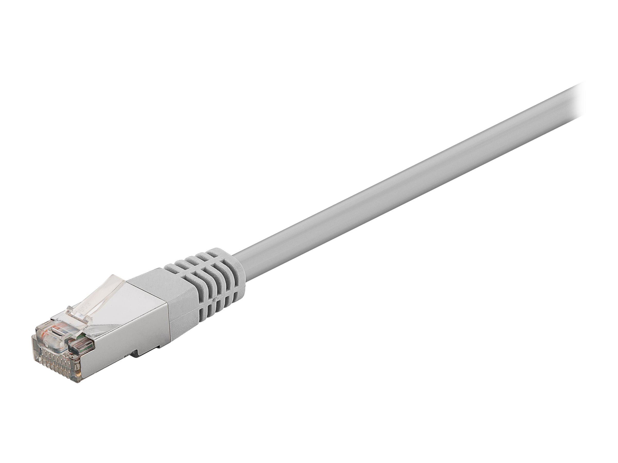 goobay CAT 5e Foldet uskærmet snoet par (F/UTP) 50cm Patchkabel Grey