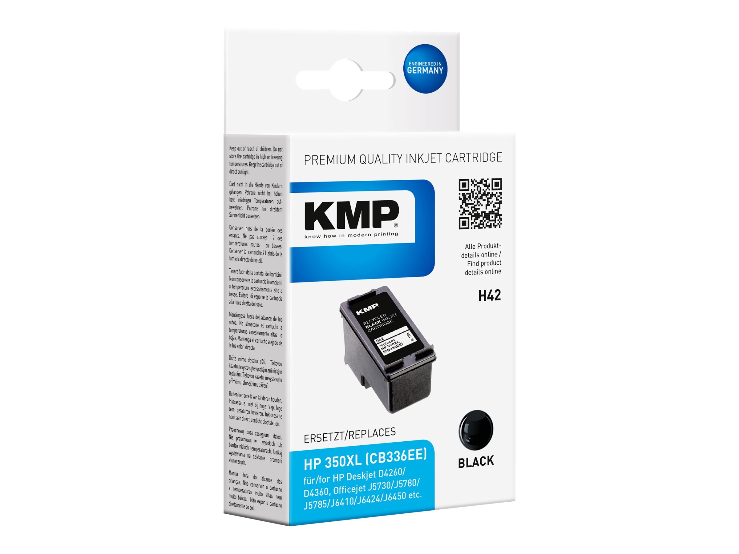 KMP H42 Sort 1000 sider Blæk