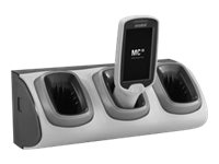 Zebra 3-Slot High Density Locking Cradle Opladningsdock til håndholdt
