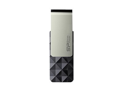 SILICON POWER Blaze B30 16GB USB 3.0 USB stick Sort Sølv