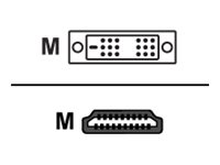 Sharkoon Videoadapterkabel 1m Sort