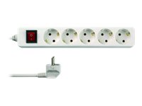 REV Stikdåse 5-stik 16A Hvid 3m