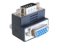 Delock Adapter VGA male / female 90° angled VGA-adapter