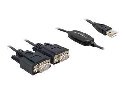 Delock Adapter USB 2.0 > 2 x Seriell USB / serielkabel 1.4m