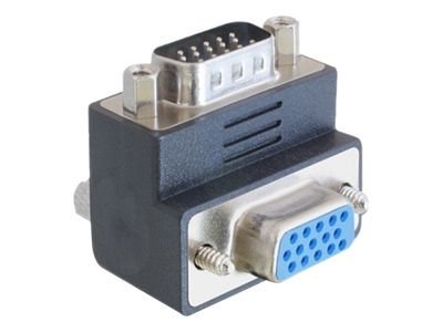Delock Adapter VGA male / female 270° angled VGA-adapter