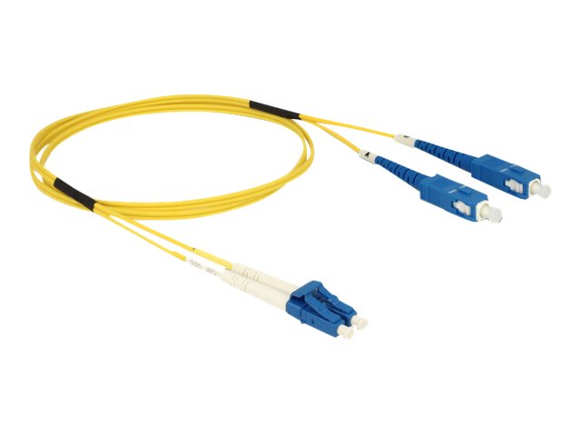 DeLOCK Netværkskabel Fiberoptik OS2 1m
