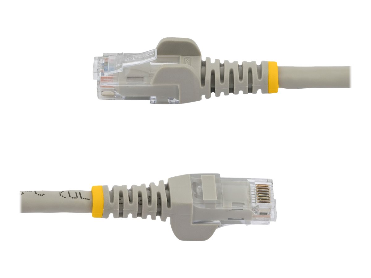 StarTech.com 50cm CAT6 Ethernet Cable, 10 Gigabit Snagless RJ45 650MHz 100W PoE Patch Cord, CAT 6 10GbE UTP Network Cable w/Strain Relief, Grey, Fluke Tested/Wiring is UL Certified/TIA - Category 6 - 24AWG (N6PATC50CMGR) CAT 6 Ikke afskærmet parsnoet (UTP