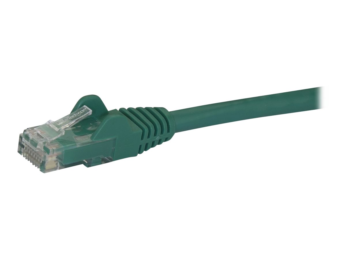 StarTech.com 2m CAT6 Cable - Green Snagless CAT 6 Wire - 100W RJ45 UTP 650MHz Category 6 Network Patch Cord UL/TIA (N6PATC2MGN) CAT 6 Ikke afskærmet parsnoet (UTP) 2m Patchkabel Grøn