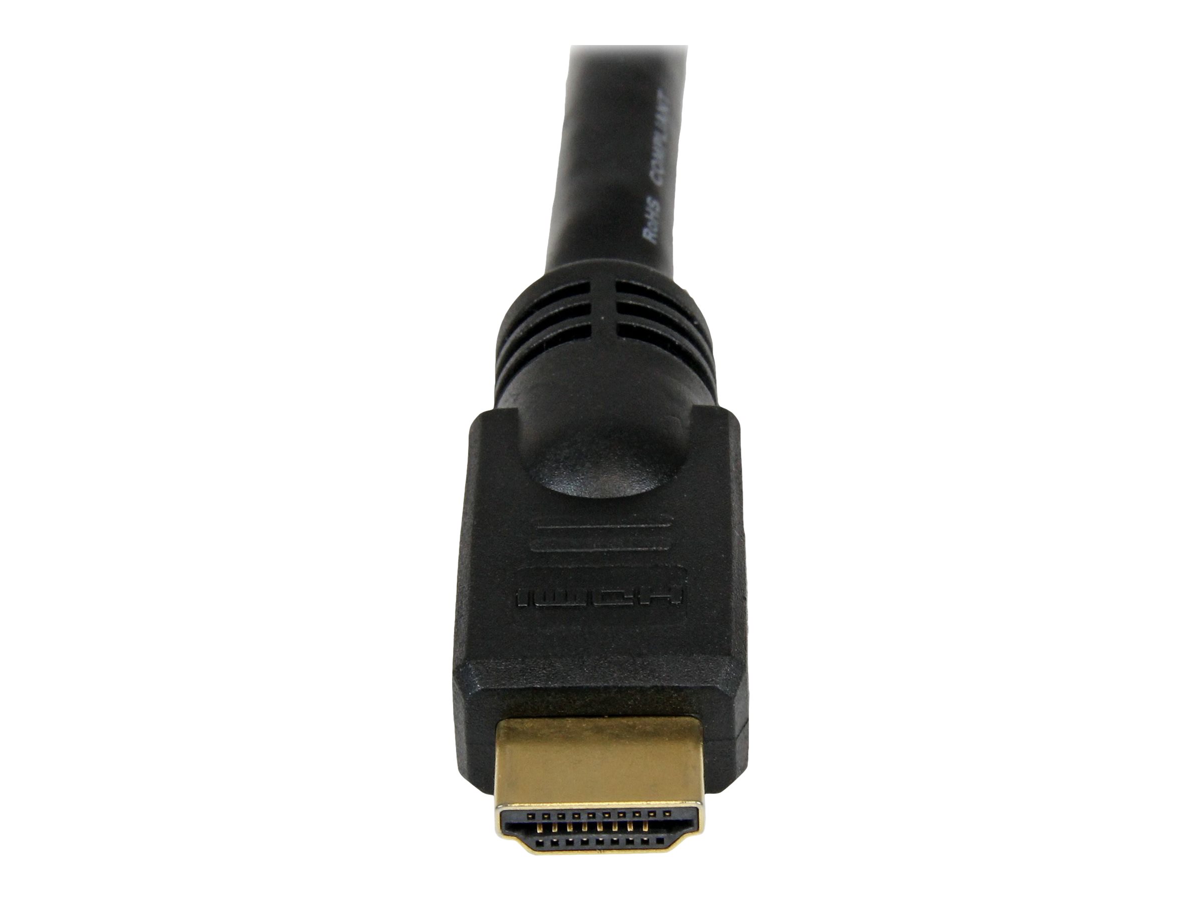 StarTech.com 7m High Speed HDMI Cable - Ultra HD 4k x 2k HDMI Cable - HDMI to HDMI M/M - 7 meter HDMI 1.4 Cable - Audio/Video Gold-Plated (HDMM7M) HDMI-kabel 7m Sort