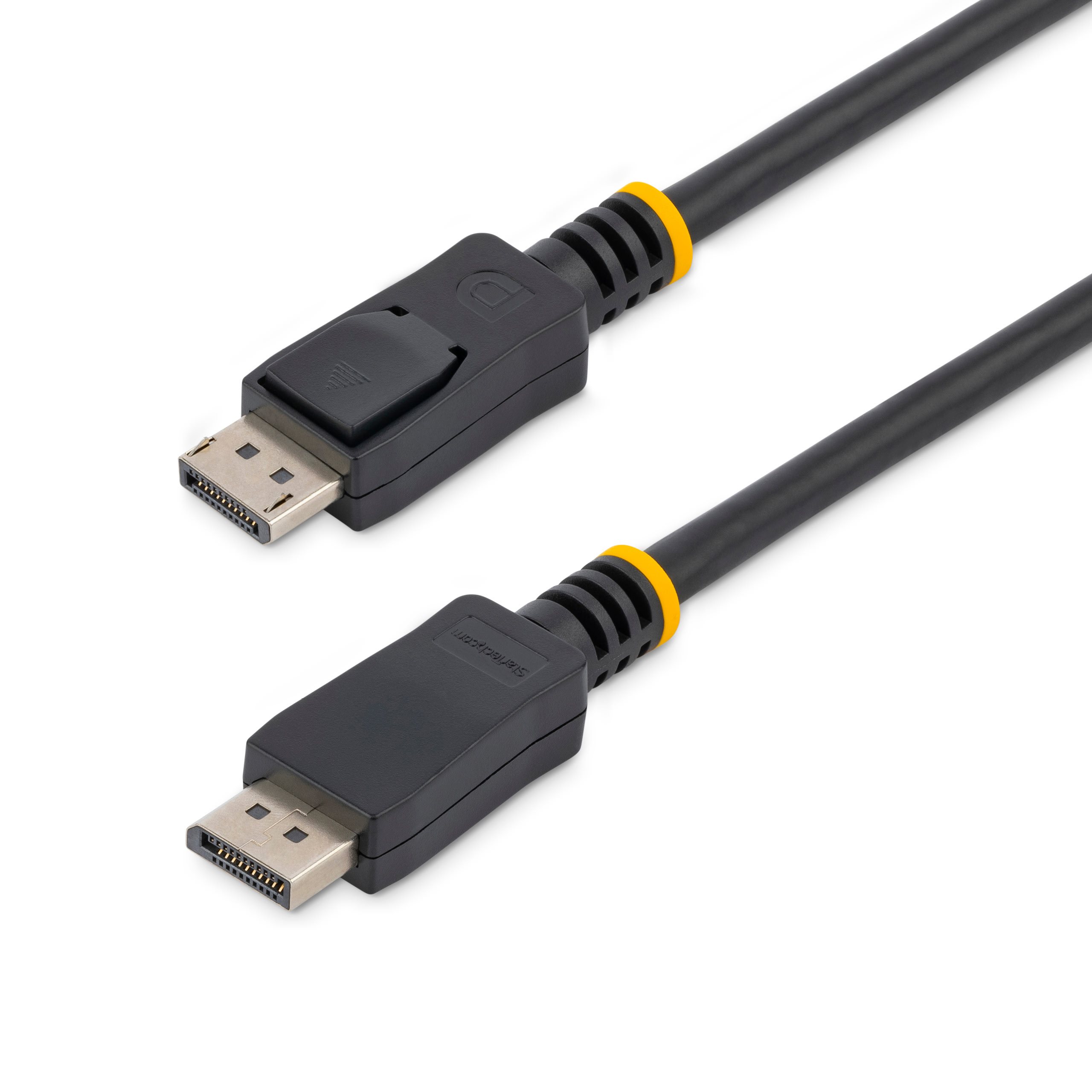 StarTech.com 10 ft DisplayPort 1.2 Cable with Latches - 4K x 2K (4096 x 2160) @ 60Hz - DPCP & HDCP - Male to Male DP Video Monitor Cable (DISPLPORT10L) DisplayPort kabel 3m Sort