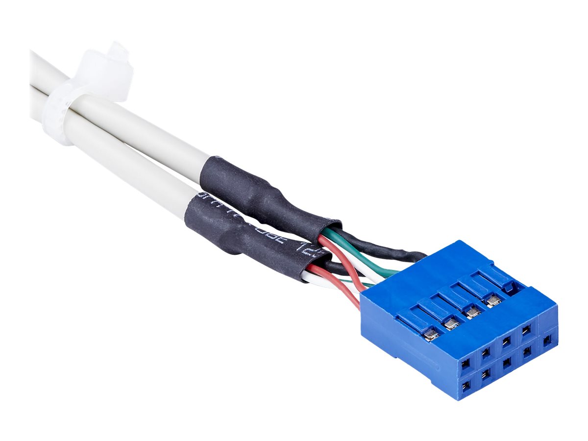 StarTech.com 4 Port USB A Female Slot Plate Adapter - USB panel - 4 pin USB Type A (F) (USBPLATE4) USB-panel