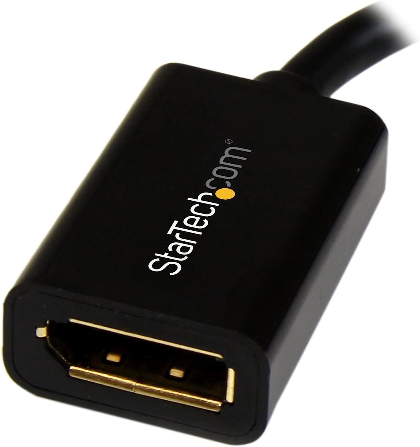 StarTech.com 6in Mini DisplayPort to DisplayPort Video Cable Adapter (MDP2DPMF6IN) DisplayPort kabel 15.2cm Sort