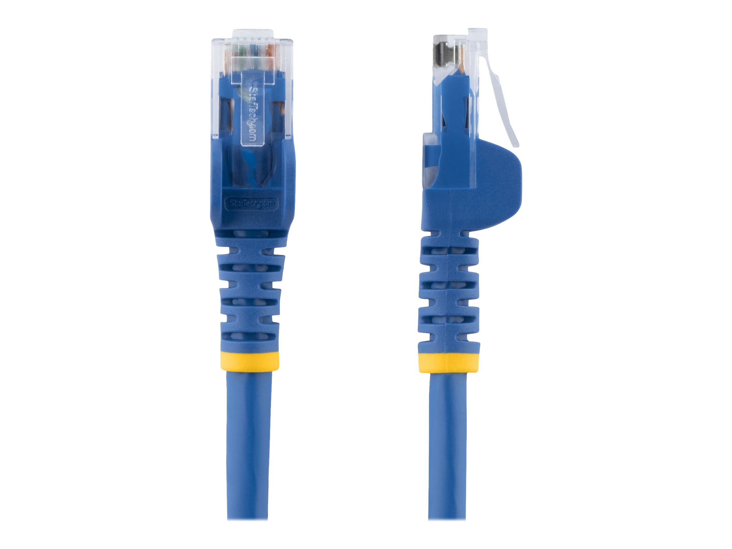 StarTech.com 3m CAT6 Cable - Blue Snagless CAT 6 Wire - 100W RJ45 UTP 650MHz Category 6 Network Patch Cord UL/TIA (N6PATC3MBL) CAT 6 Ikke afskærmet parsnoet (UTP) 3m Patchkabel Blå