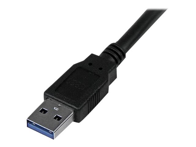 StarTech.com 3m Black SuperSpeed USB 3.0 Cable A to B M/M USB-kabel 3m Sort