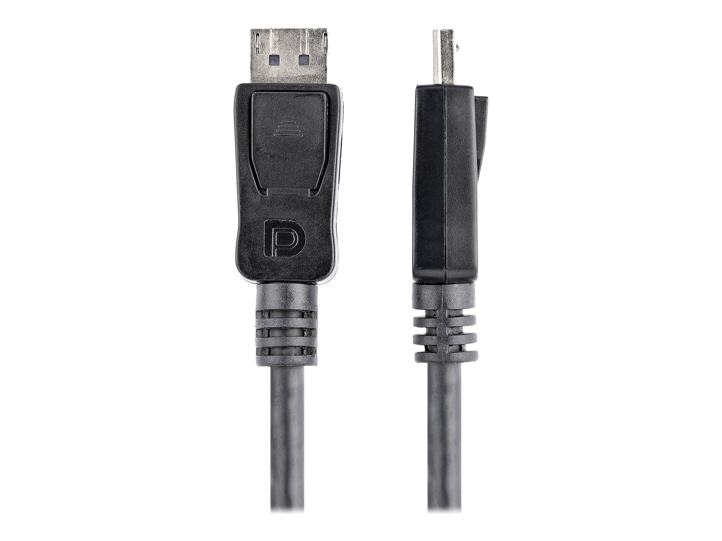 StarTech.com 1m DisplayPort 1.2 Cable with Latches M/M DisplayPort 4k DisplayPort kabel 1m Sort