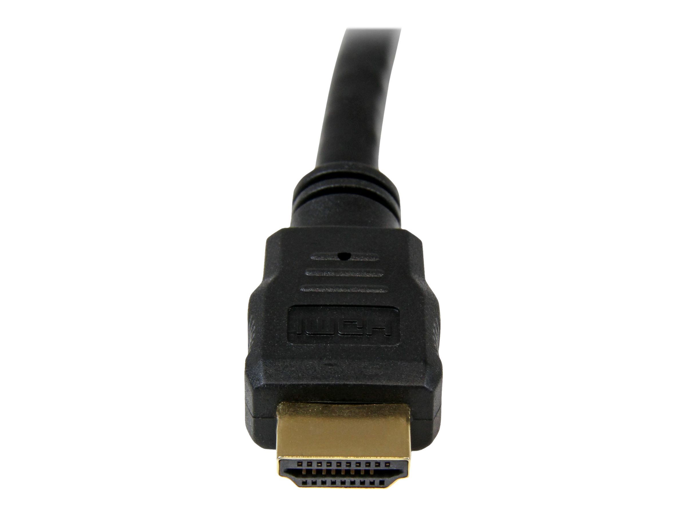 StarTech.com 5m High Speed HDMI Cable - Ultra HD 4k x 2k HDMI Cable - HDMI to HDMI M/M - 5 meter HDMI 1.4 Cable - Audio/Video Gold-Plated (HDMM5M) HDMI-kabel 5m Sort