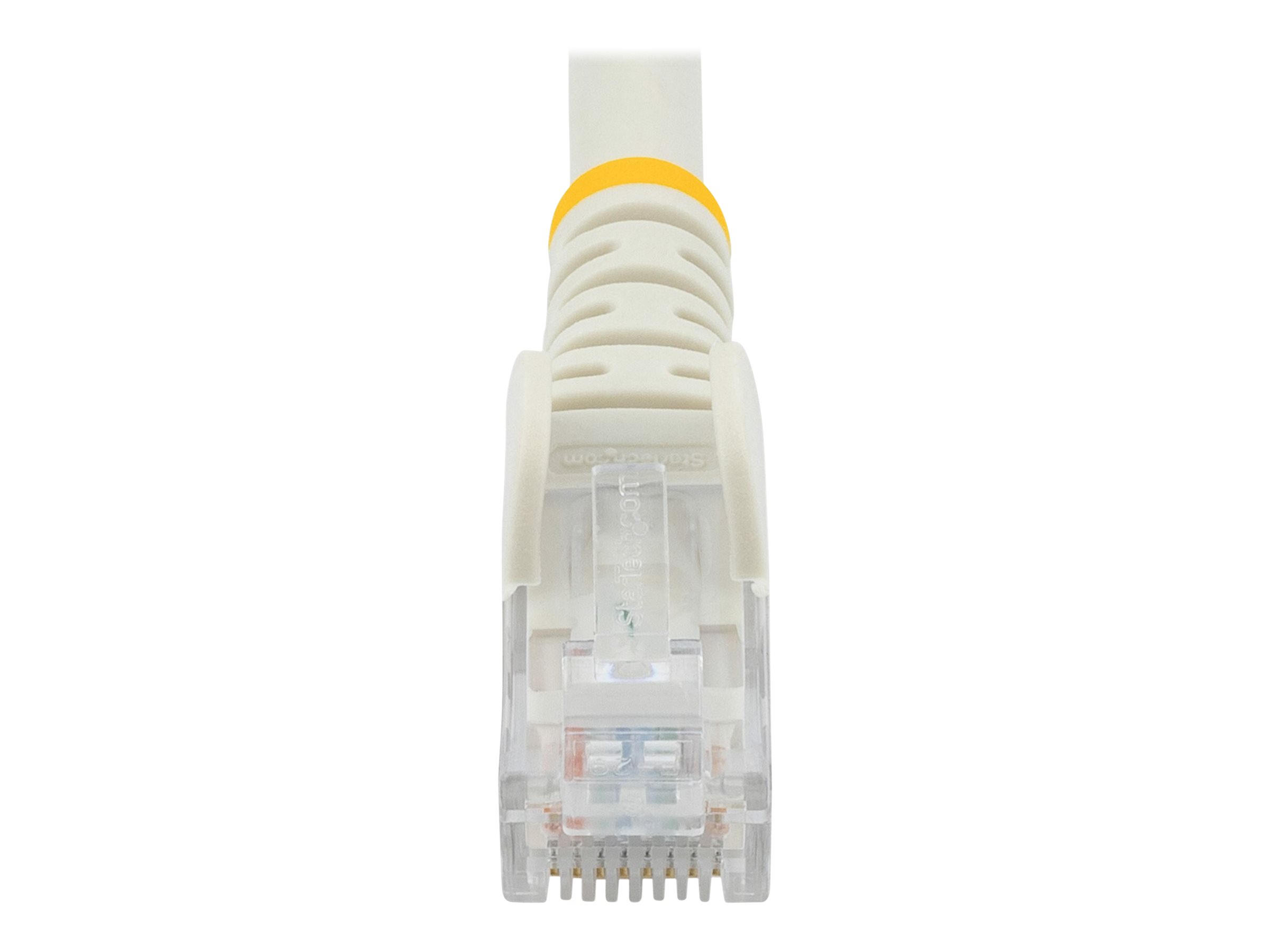 StarTech.com 1m CAT6 Cable - White Snagless CAT 6 Wire - 100W RJ45 UTP 650MHz Category 6 Network Patch Cord UL/TIA (N6PATC1MWH) CAT 6 Ikke afskærmet parsnoet (UTP) 1m Patchkabel Hvid