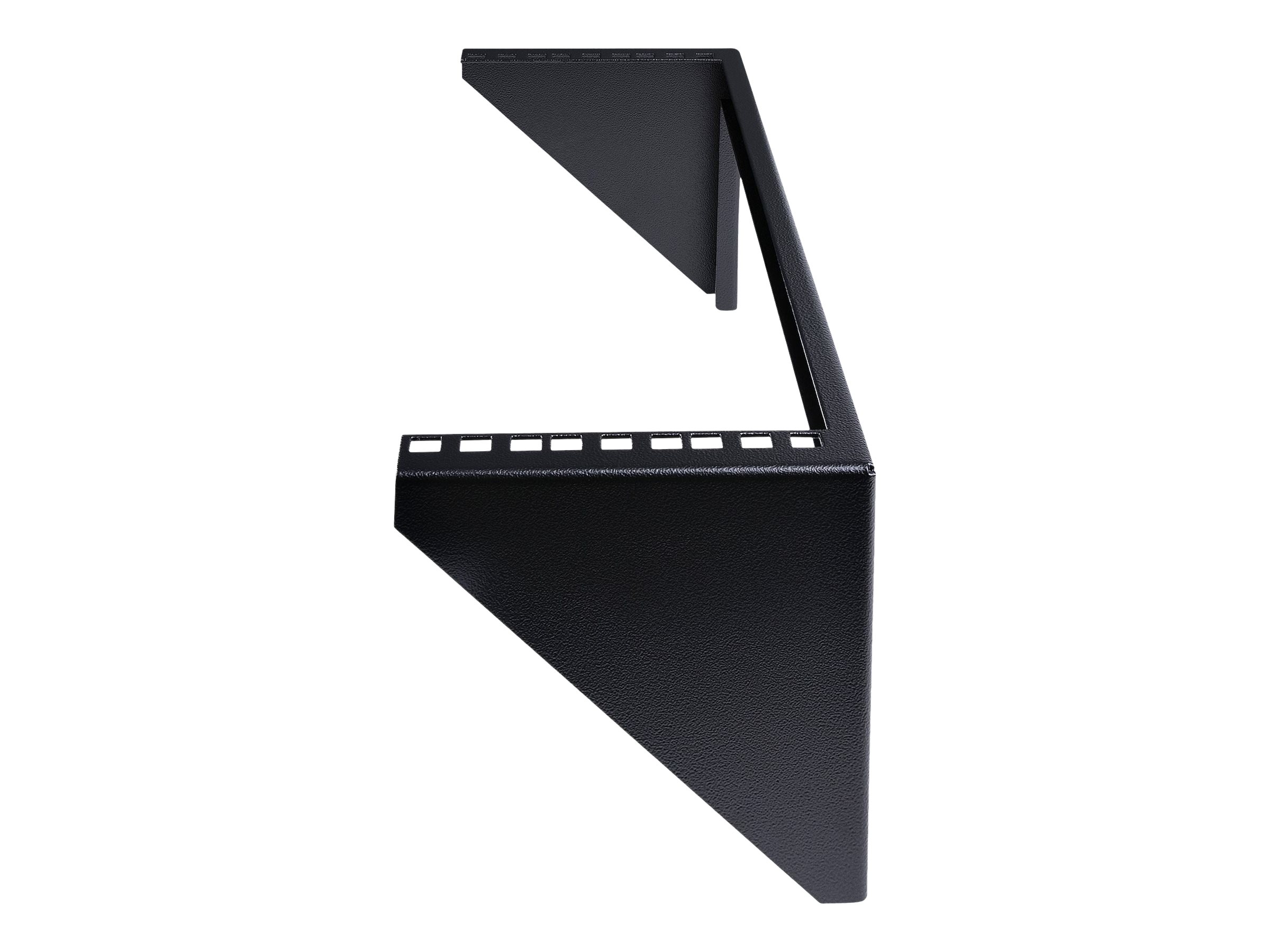 StarTech.com 3U Wall Mount Patch Panel Bracket - 19 in - Steel Vertical Patch Panel Mounting Bracket for Networking Equipment (RK319WALLV) Monteringsbøjle Sort